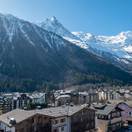 Modern Studio With Mont Blanc View And Pool Chamonix Bagian luar foto